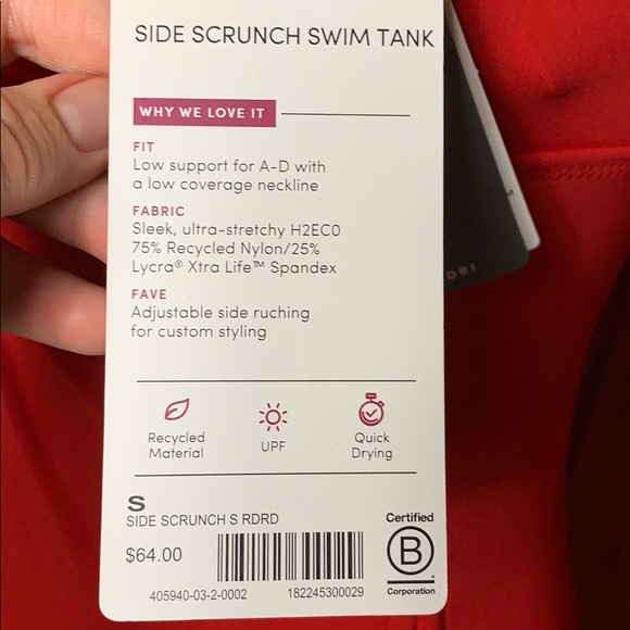 Athleta Side Scrunch Swim Tank - Picture 5 of 10